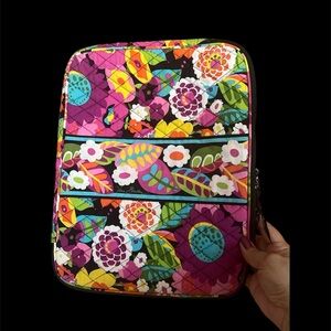 VERA BRADLEY LAPTOP SLEEVE FLORAL CASE COVER